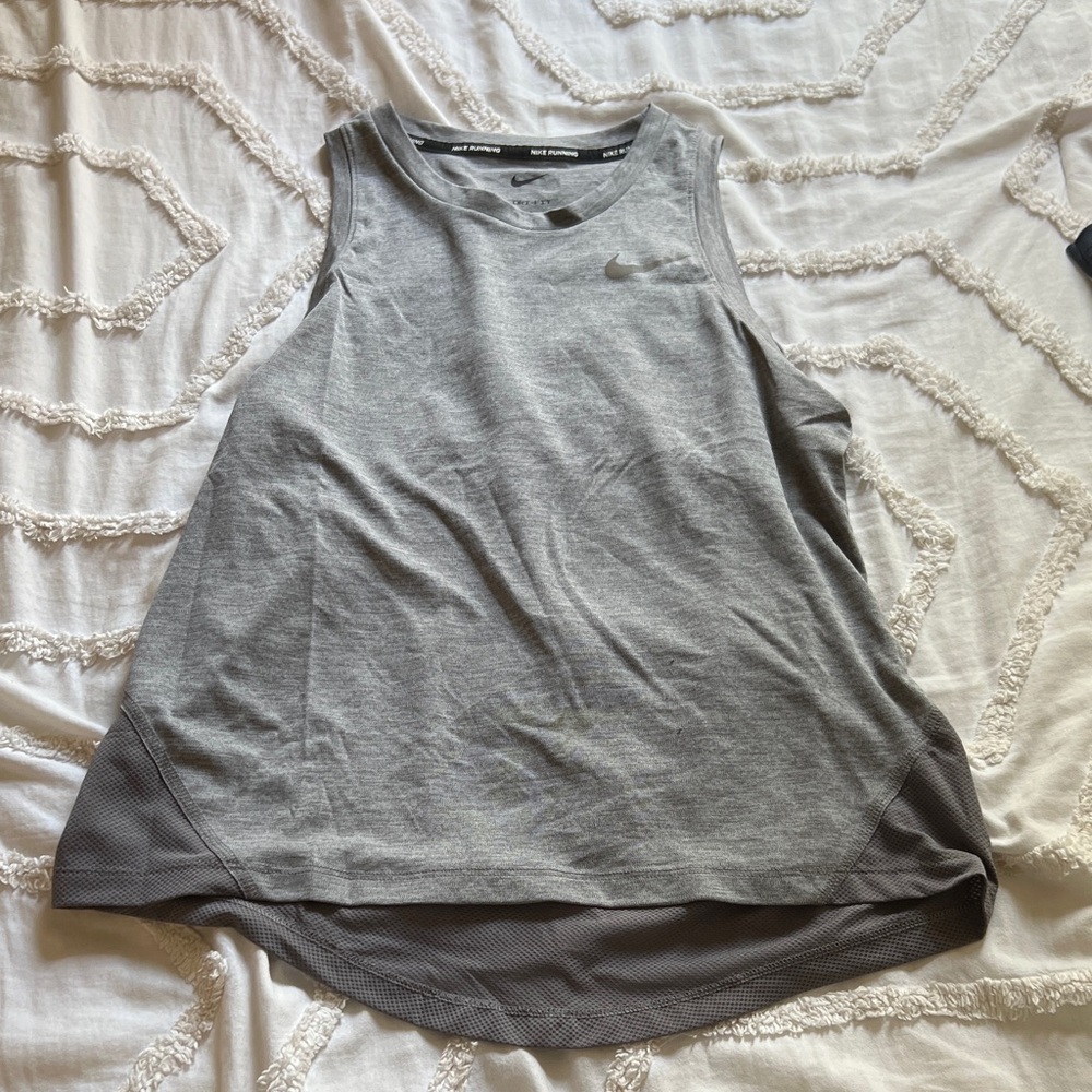 Nike Women's Gray Running Tank Top